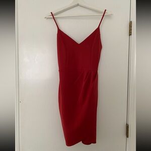 Lulus Red Cocktail Dress- S